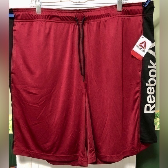 Reebok Other - 💠Reebok Amped Slim Polyester Garnet Training Basketball Shorts